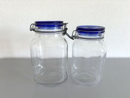 Einmachglas Bügelglas  Spannbügelglas Drahtbügel Glas gross